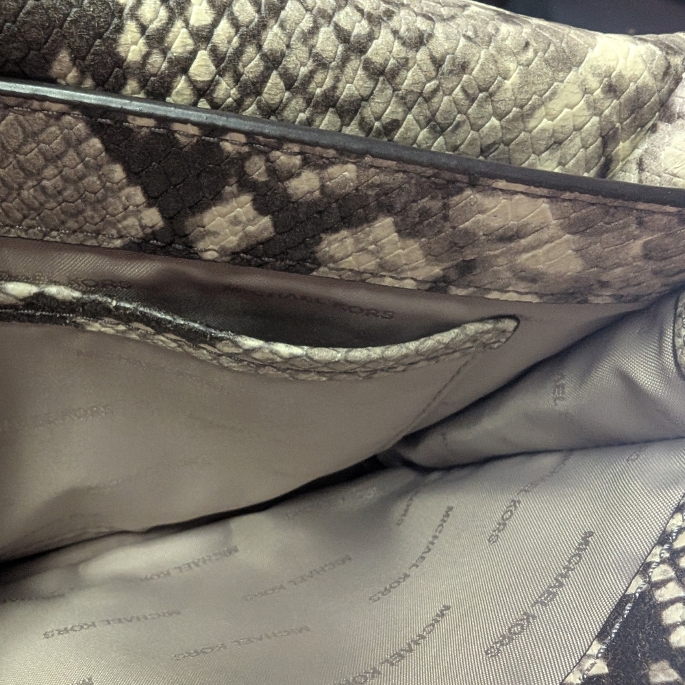 Michael Kors Python Crossbody Bag With Chain Dera… - image 8